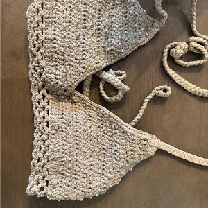 Handmade Crochet Halter bikini top